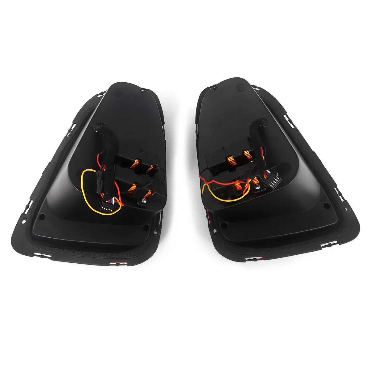 For Mini Cooper R56 R57 R58 R59 2007-2014 Red Lens Sequential LED Tail Lights Car Accessories Tirm Driving Lights
