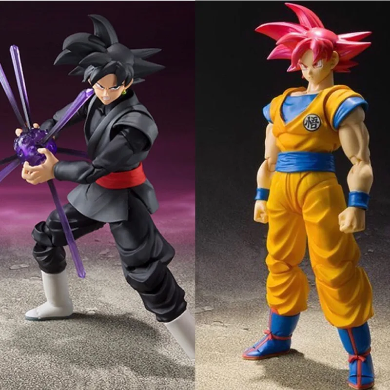 

Anime Peripheral Dragon Ball Super Saiyan SHF Son Goku Black Hair Zamasu Figurine PVC Action Figure Collectible Model Toy Boxed