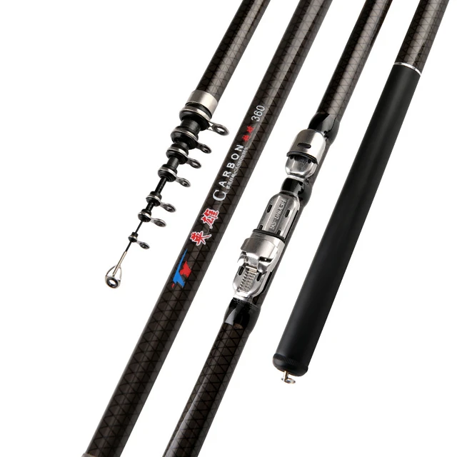 Pure Carbon Fiber Telescopic Match Carp Fishing Rod 2.7m 3.0m 3.3m
