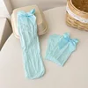 Girls' Bow Socks Spring/Summer Thin Velvet Stacked Socks Summer Mesh Baby Knee Socks 5