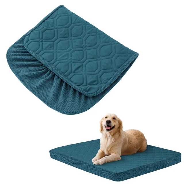 Dog Bed Covers Replacement Washable - Waterproof Dog Bed Covers Quilted, Water Absorbable Pet Puppy Bed Cover for Dog Cat Dog Bed Covers Replacement Washable - Waterproof Dog Bed Covers Quilted, Water Absorbable Pet Puppy Bed Cover for Dog Cat