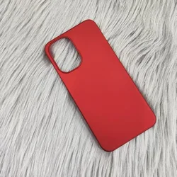 Sleek Shockproof Matte Phone Case - Solid Color Hard Shell Bumper for OPPO Reno16 Pro 5G (Red)