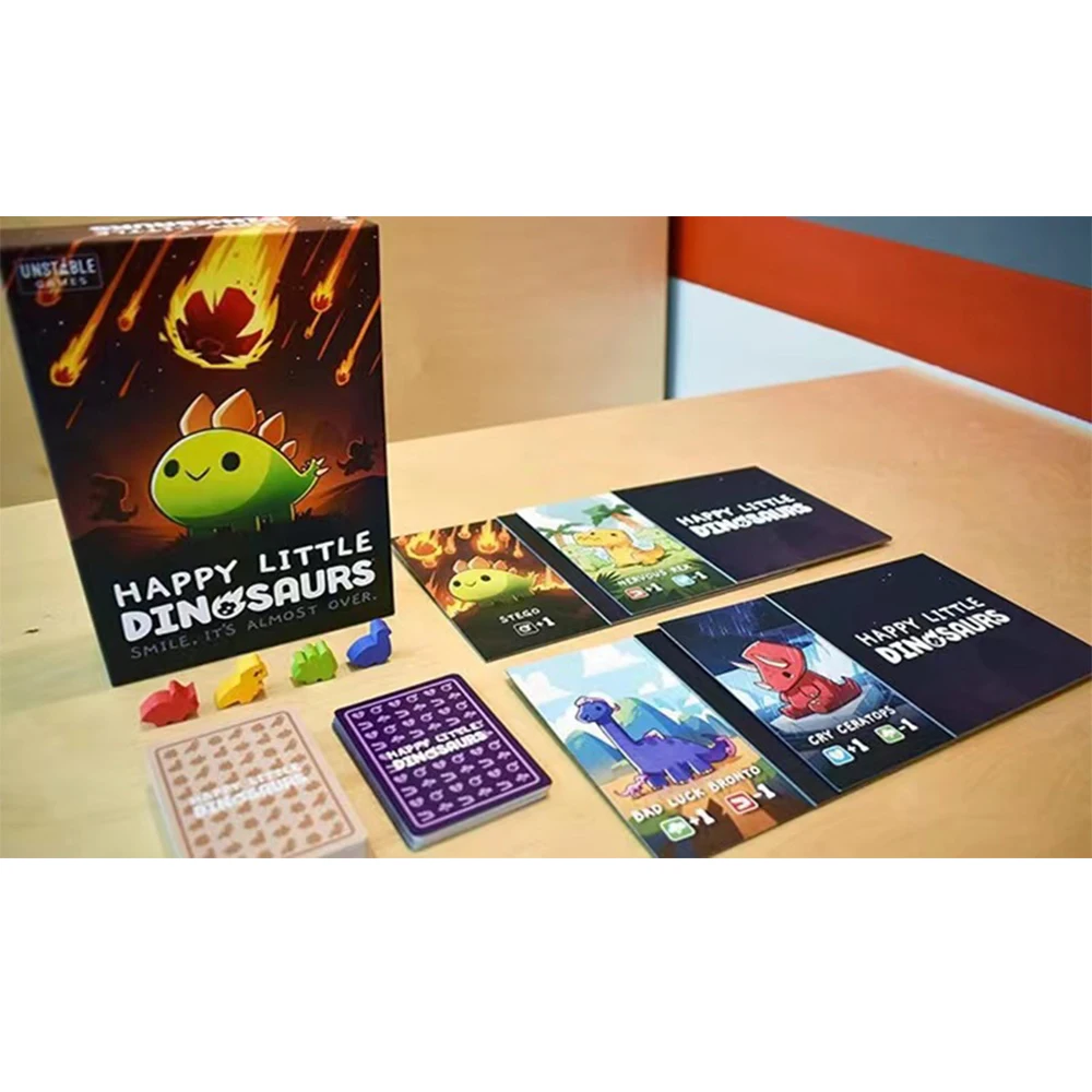 Happy Little Dinosaurs: Dating Disasters Expansion Pack - Cute Card Game  for kids, teens, & adults - Dodge life's disasters! - 2-4 players, Ages 8+  