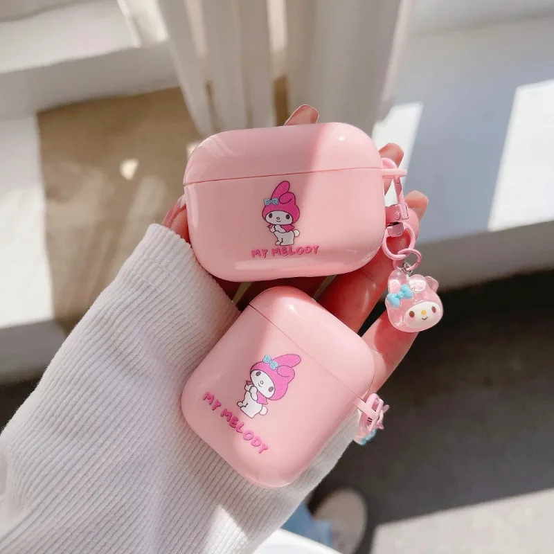 

Cute cartoon Sanrio Melody Cute Earphone Case is suitable for AirPods 1/2 Pro, 3, and Pro 2 Convenient to carry