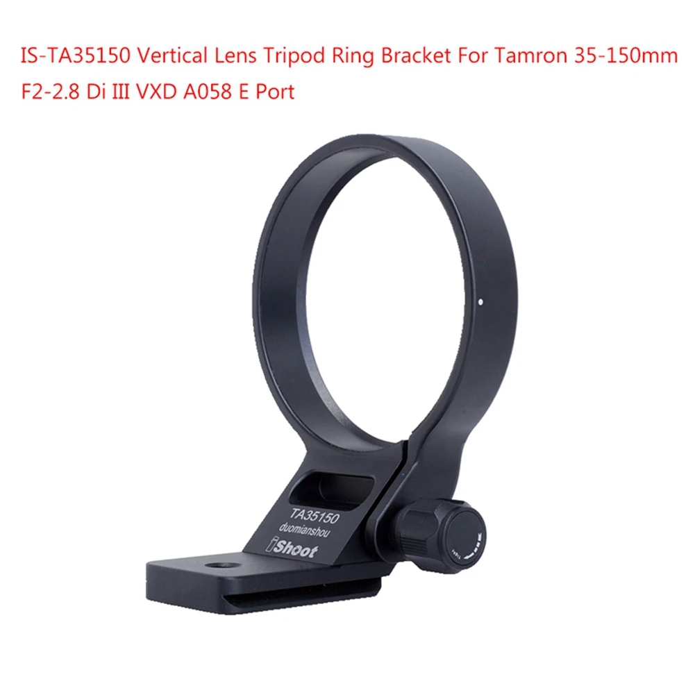 

ISHOOT Tripod Mount Ring Lens Collar IS-TA35150 for Tamron 35-150Mm F2-2.8 Di III VXD A058 E Port Camera Quick Release Plate