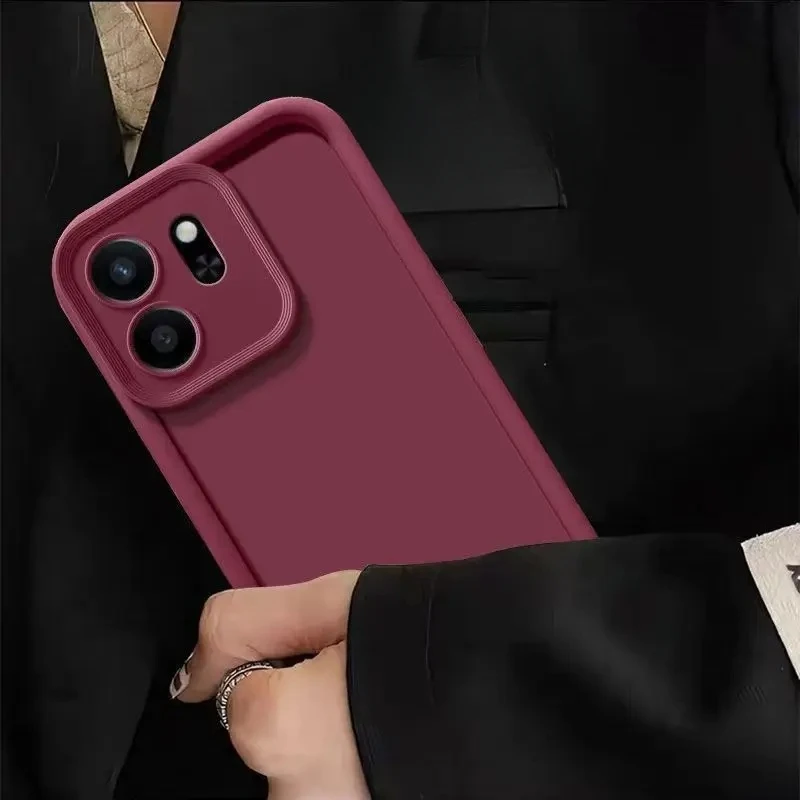Luxury Silky Feel Silicone Shockproof Case - Matte Soft Cover
