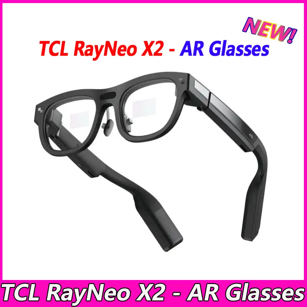 

TCL RayNeo X2 AR Glasses Moving 1000nits Cinema Binocular All-in-one Full-Color Micro-LED Displays Smart Assistant Eyeglasses