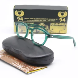 Men's Spectacle Frame Johnny Depp Lemtosh Style Glasses Transparent Lens Brand designer Computer Male Round Vintage Eyeglasses