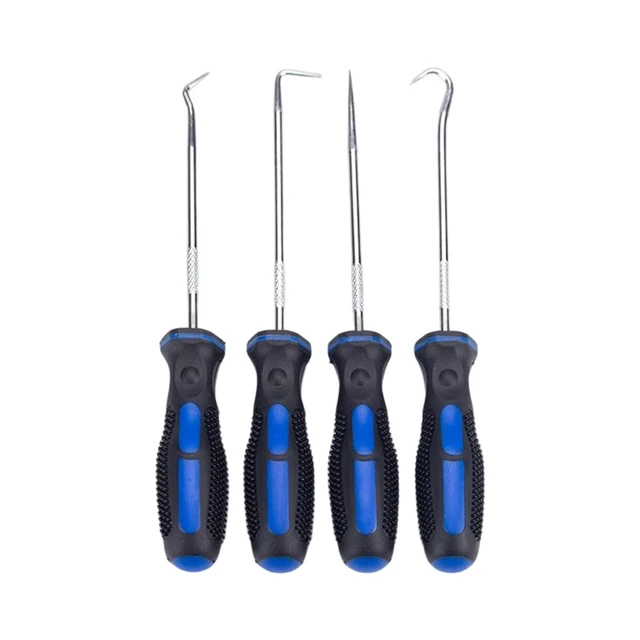 4Pcs Lightweight Pick and Hook Tool Set Removing Fuses Hand Tools