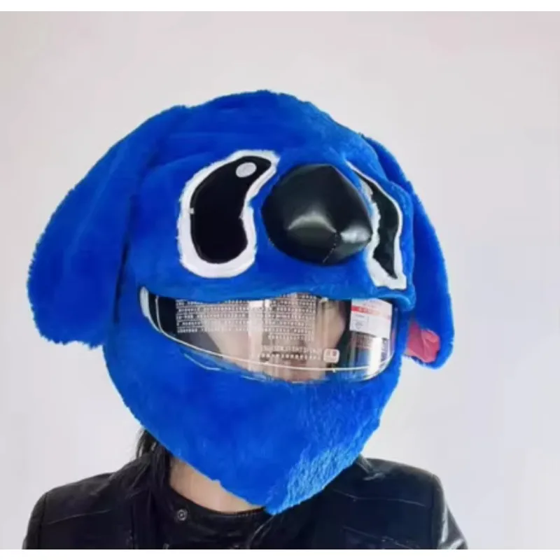 Helmet Cover Motorcycle Hats Rabbit Pig Helmet Covers Plush Head Cover Cute Cartoon Personality Protective