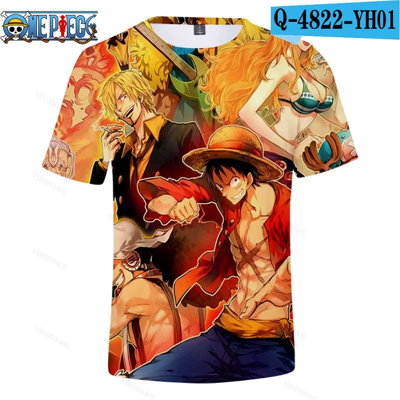 Camisas Camisetas Animes Uniforme 3d - Luffy - One Piece