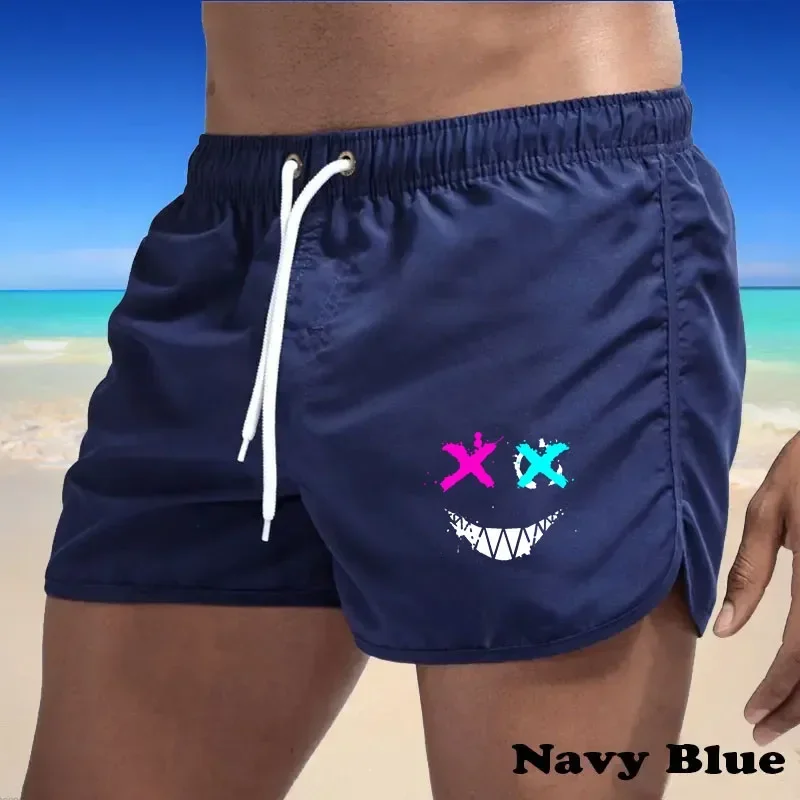 Summer Shorts Men Swim Trunks Quick Dry Board Shorts Bathing Suit Breathable Drawstring With Pockets Surfing Beach Sweat Pants 4