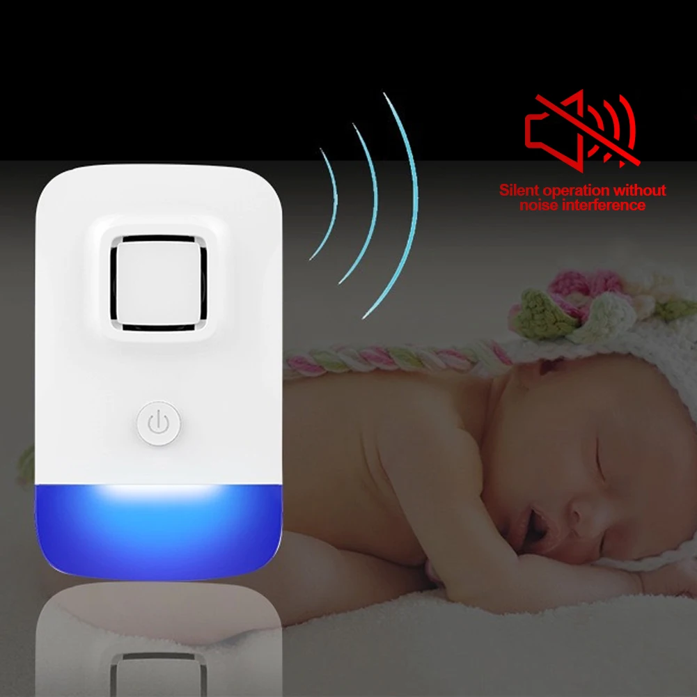 Mosquito Repeller with Night Light Electronic Inspect Repellen Ultrasonic Cockroach Repellent Insect Pest Mouse Insect Repeller
