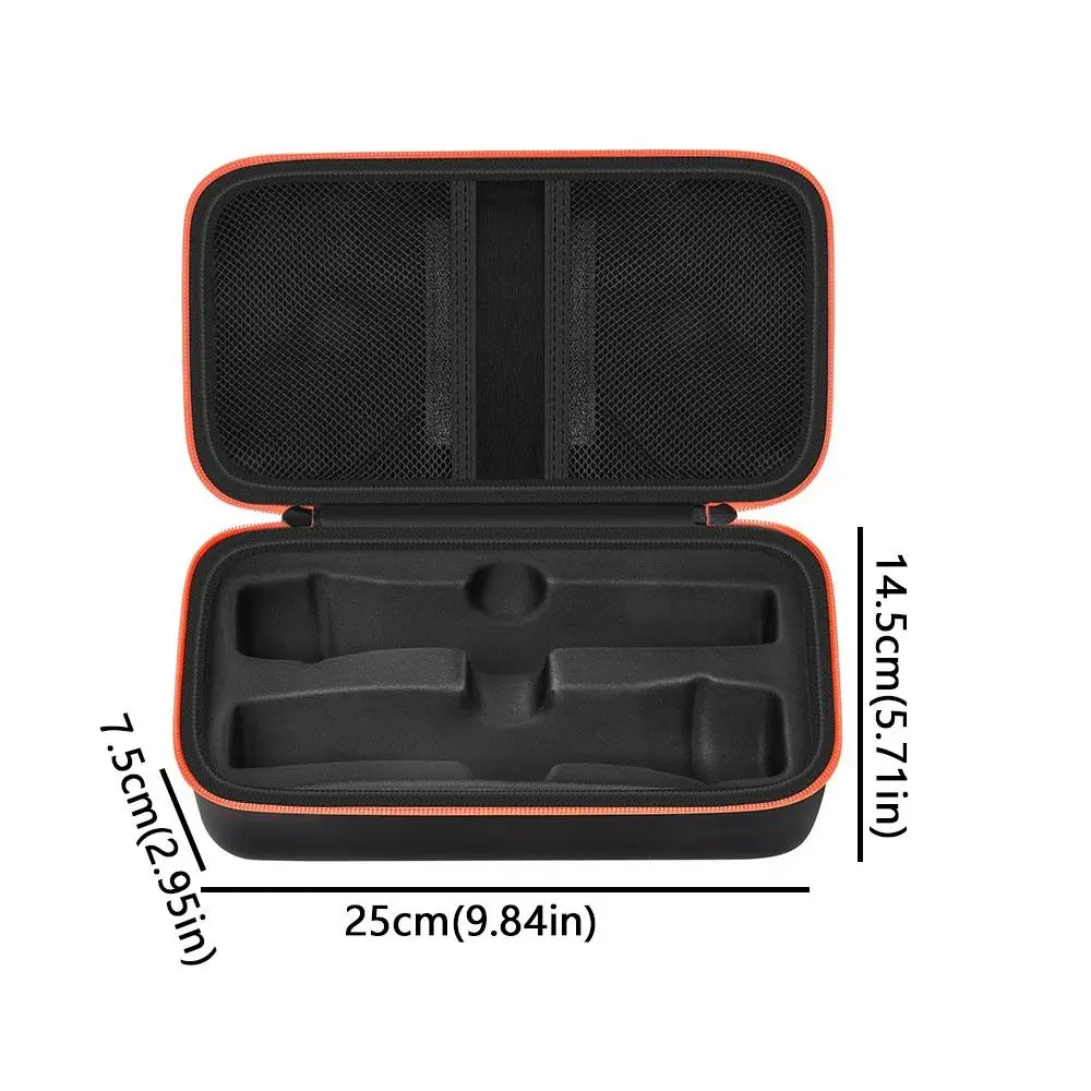 Shockproof Wireless Microphone Case Drop Proof Handheld Microphone Storage Bag Adjustable Microphone Carrying Case Travelling