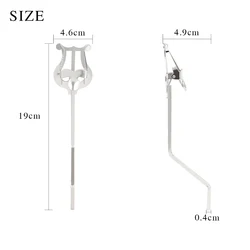 Portable Music Stand for Wind Instruments - Ideal for Sheet Music and Marching Bands (Alto Saxophone Short)