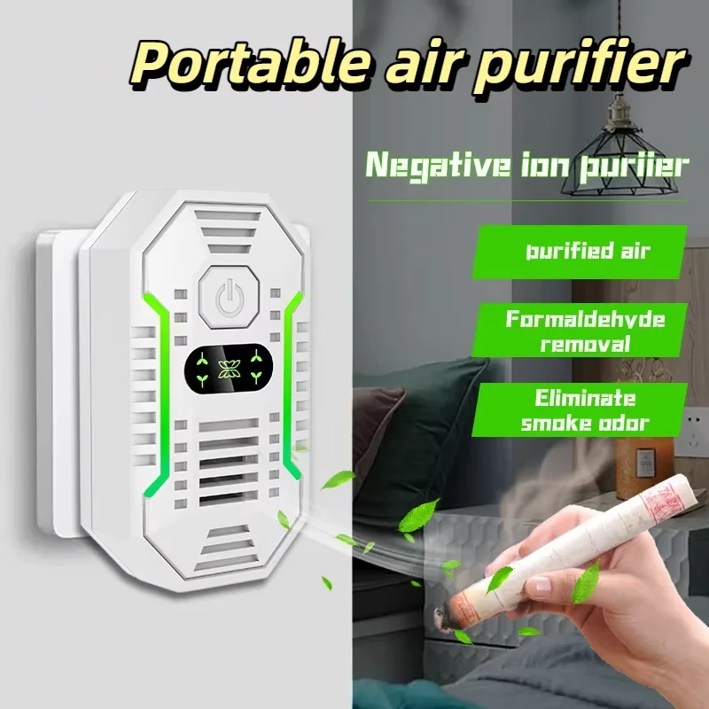 Low Energy Consumption USB Plug Negative Ion Air Purifier Eliminates Odors Purifies Smoke Formaldehyde Allergen For Home 2026 1
