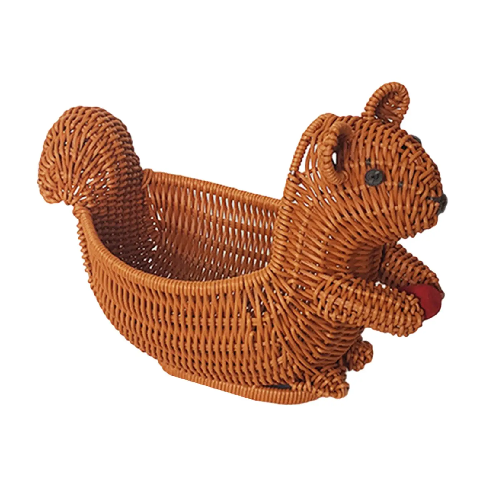 Fruit Basket Animal Shaped Bread Basket Multifunctional Picnic Basket Handmade