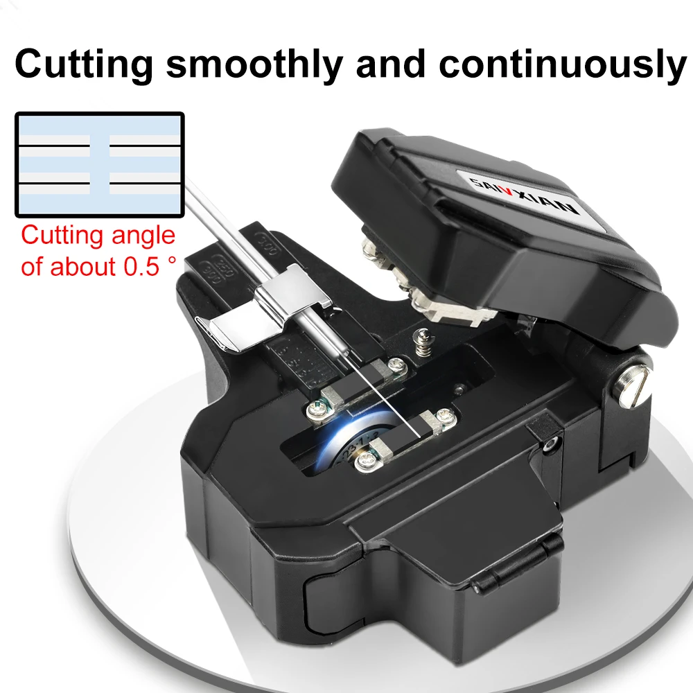 SAIVXIAN NEW M8 one-step fully automatic high precision Fiber Optic Cleaver Optical Fiber Fusion Splicer Cutting Knife fusion splicer machine