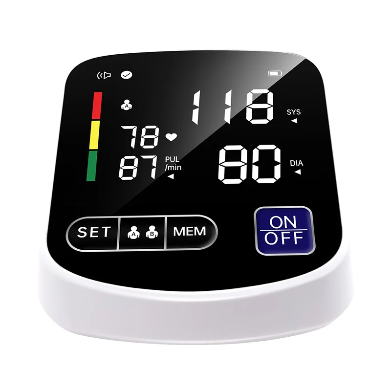 Medical Automatic Arm Blood Pressure Monitor Heart Beat Rate Pulse Meter Tonometer Sphygmomanometers digital tensiometers