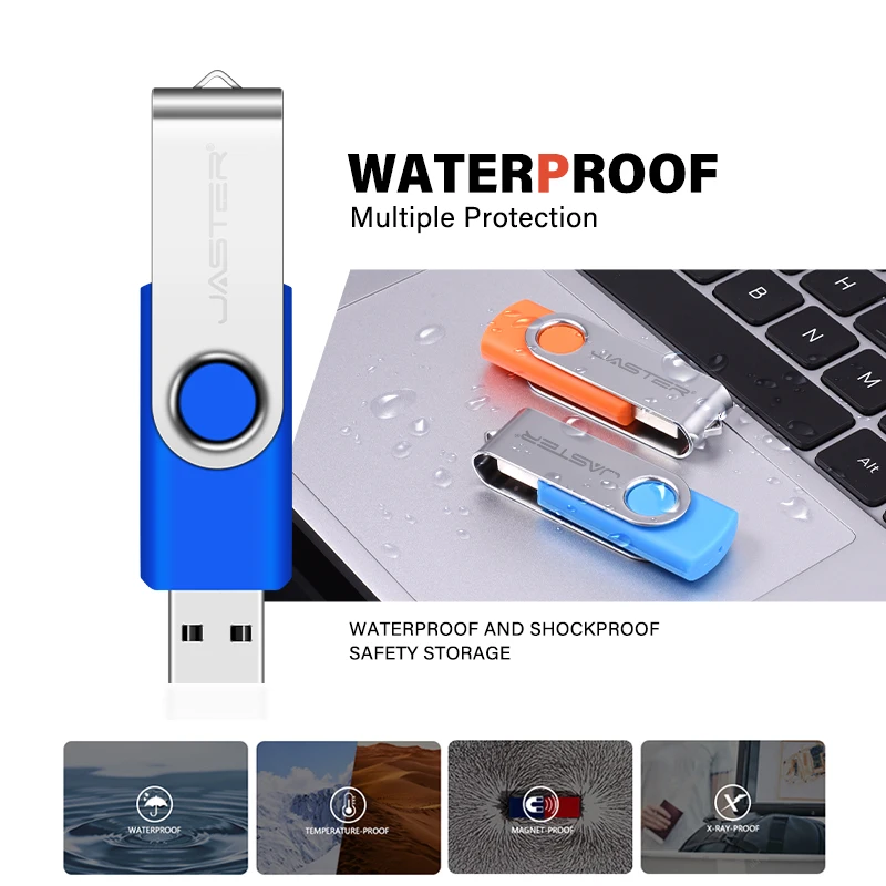 100개 도매 USB 플래시 드라이브 128GB 무료 키체인 메모리 스틱 64GB 회전형 펜 드라이브 32GB 비즈니스 선물용 USB 스틱 16GB 8GB