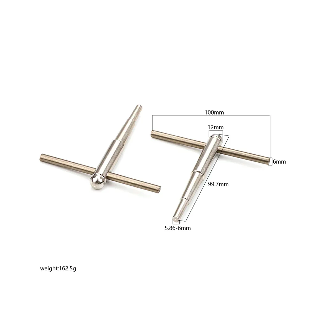 A Set of Silver Wind Instrument Wrench Repair Tool Accessory Simple Trumpet Trombone Mouthpiece Dents Removing Metal Repairer