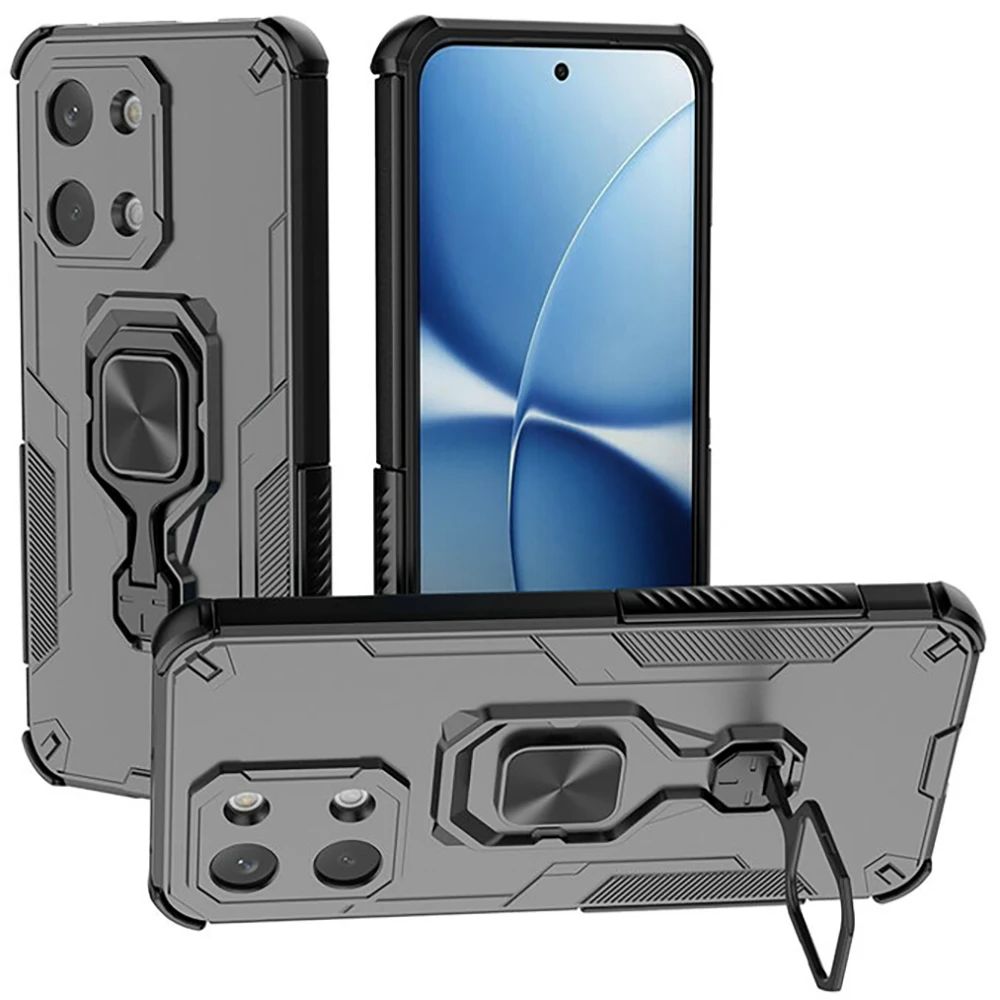 Shockproof Armor Camera Protector with Ring Back Cover