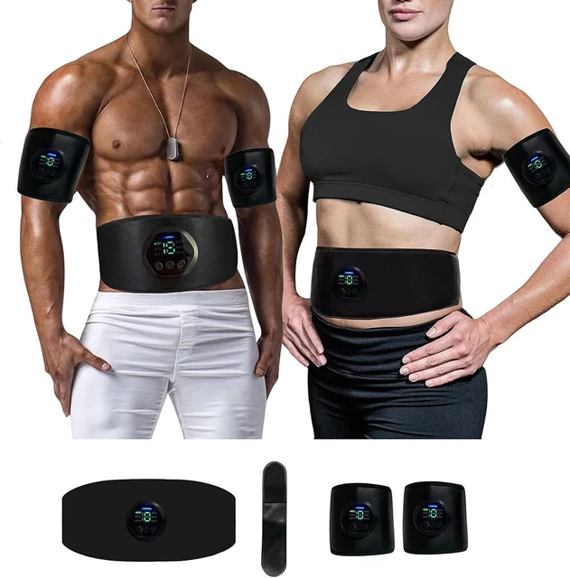 EMS Abdominal Muscle Stimulator Toning Belt Portable Electric ABS Machine Muscle  Toner Fitness Training Gear Home Gym - AliExpress