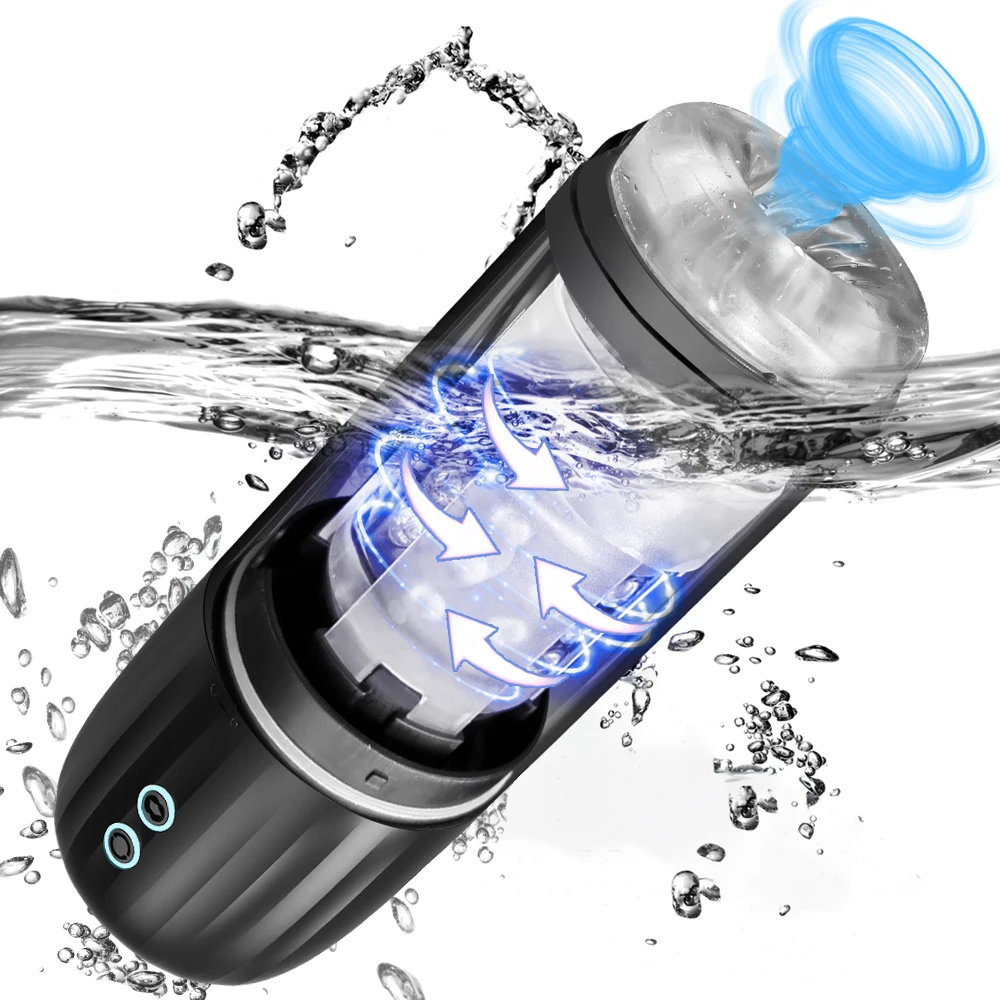 Automatic Sucking Masturbator For Men Telescopic Piston Device_voghion.com