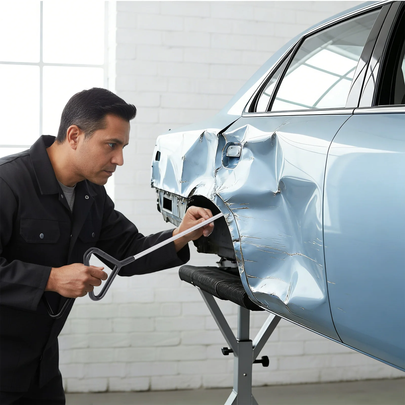 Auto Körper Dent Reparatur Kit Dent Entfernung Brecheisen Hammer Set DIY Auto Reparatur Haken Auto Dent Entfernung Stange – Detail 4
