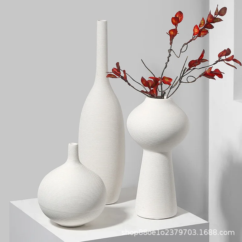 Ceramic Vase Decoration Advanced Sense Flower Arrangement Ins Wind Wine Cabinet Home Decoration 2