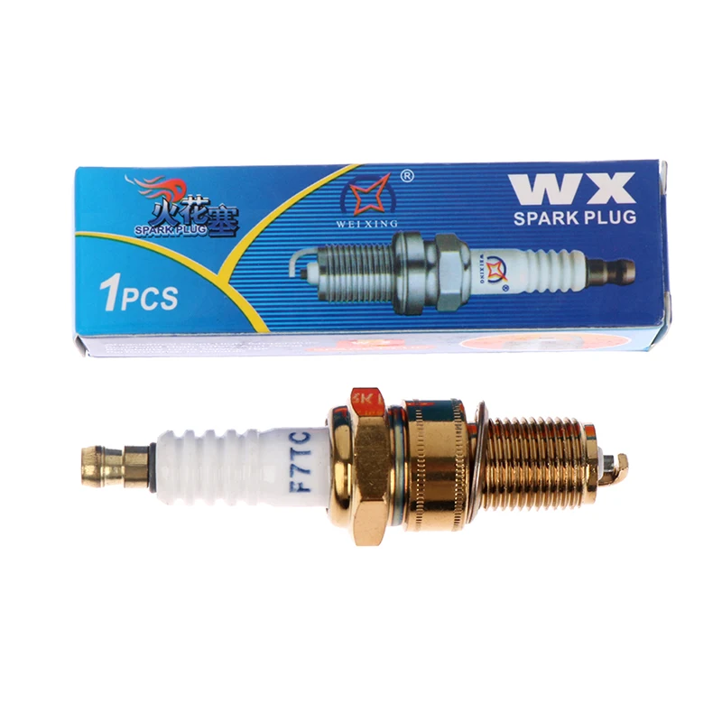 

Spark Plug F7TC for Generator Lawnmower Tractor Rototiller Water Pump Go Kart Farm Machinery Parts 1 Pc