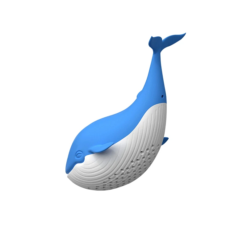 Tea Infuser Herbal Tea Infuser Fun Loose Tea Leaf Strainer Whale Shaped Silicone Filter