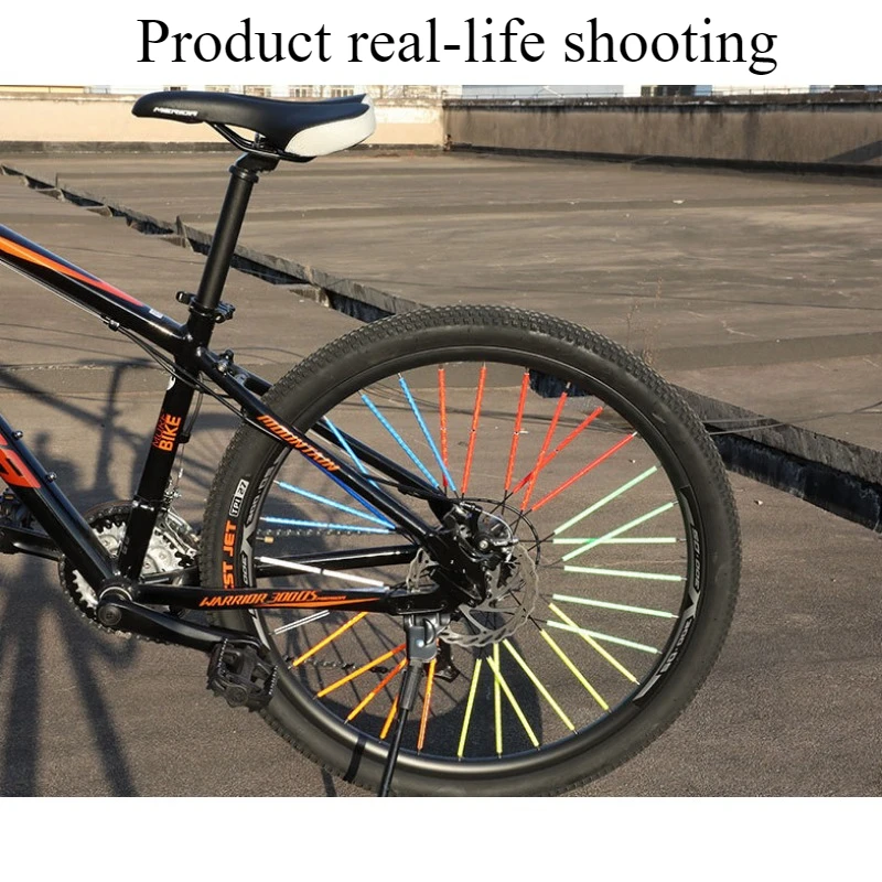 Bike Accessories Bicycle Riding Wheel Reflective Spokes Steel Ring Refit ABS Decoration Cycling Equipment