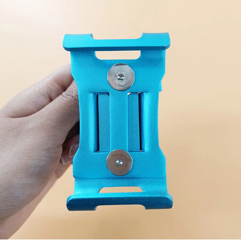 Metal Motorcycle Bike Phone Holder Aluminum Alloy Anti-slip Bracket GPS Clip Universal Bicycle Phone Stand for all Smartphones Mallzona