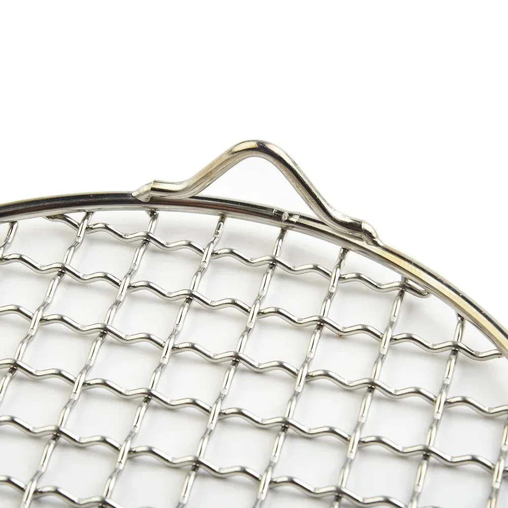 Round Cooling Baking Rack Versatile 201 Stainless Steel Wire Oven Grill Sheet For Barbecue Grilling Baking Drying BBQ Accessory