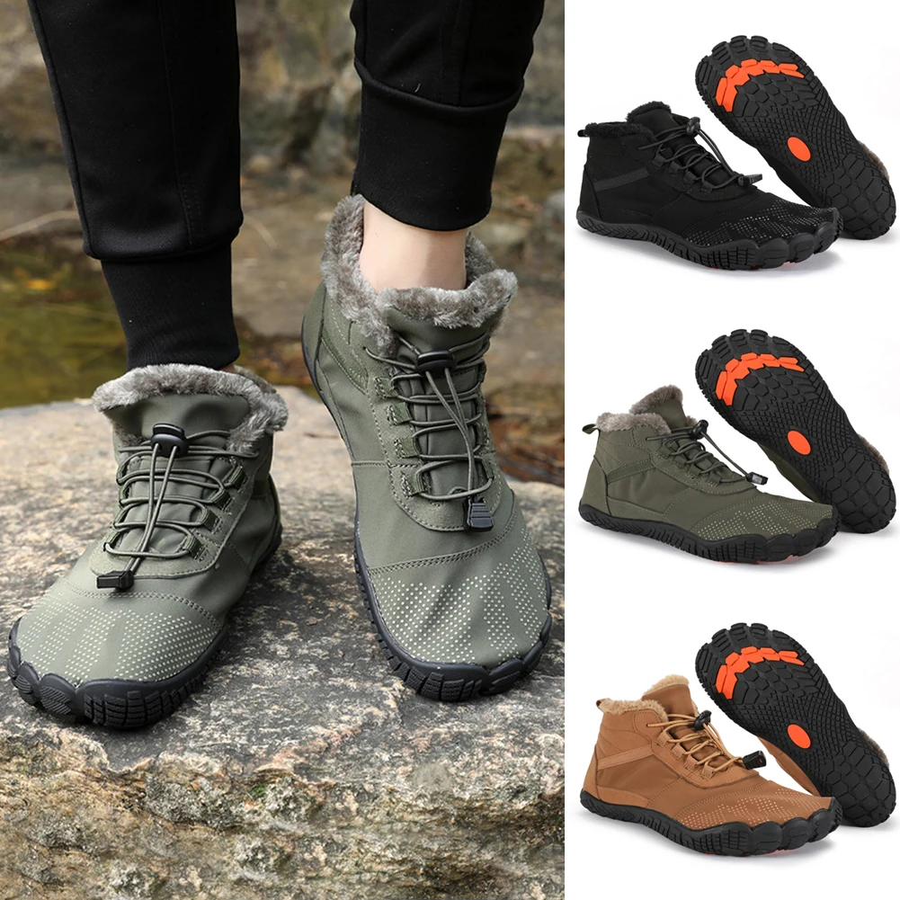 Women Men Winter Booties Waterproof Outdoor Work Shoes Warm Male Snow Boots Ankle  Shoes for Trekking Climbing Working - AliExpress