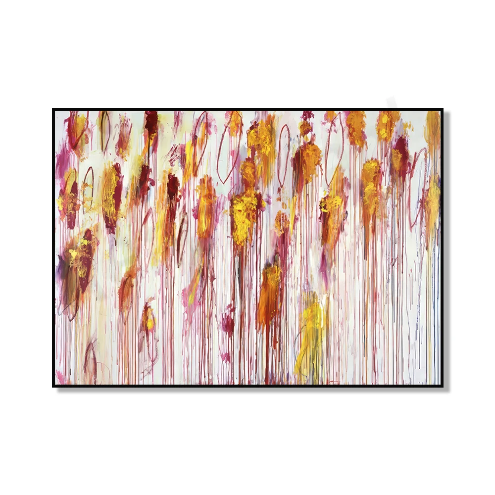 Cy twombly-アメリカの抽象的なウォールアートプリント、家の装飾