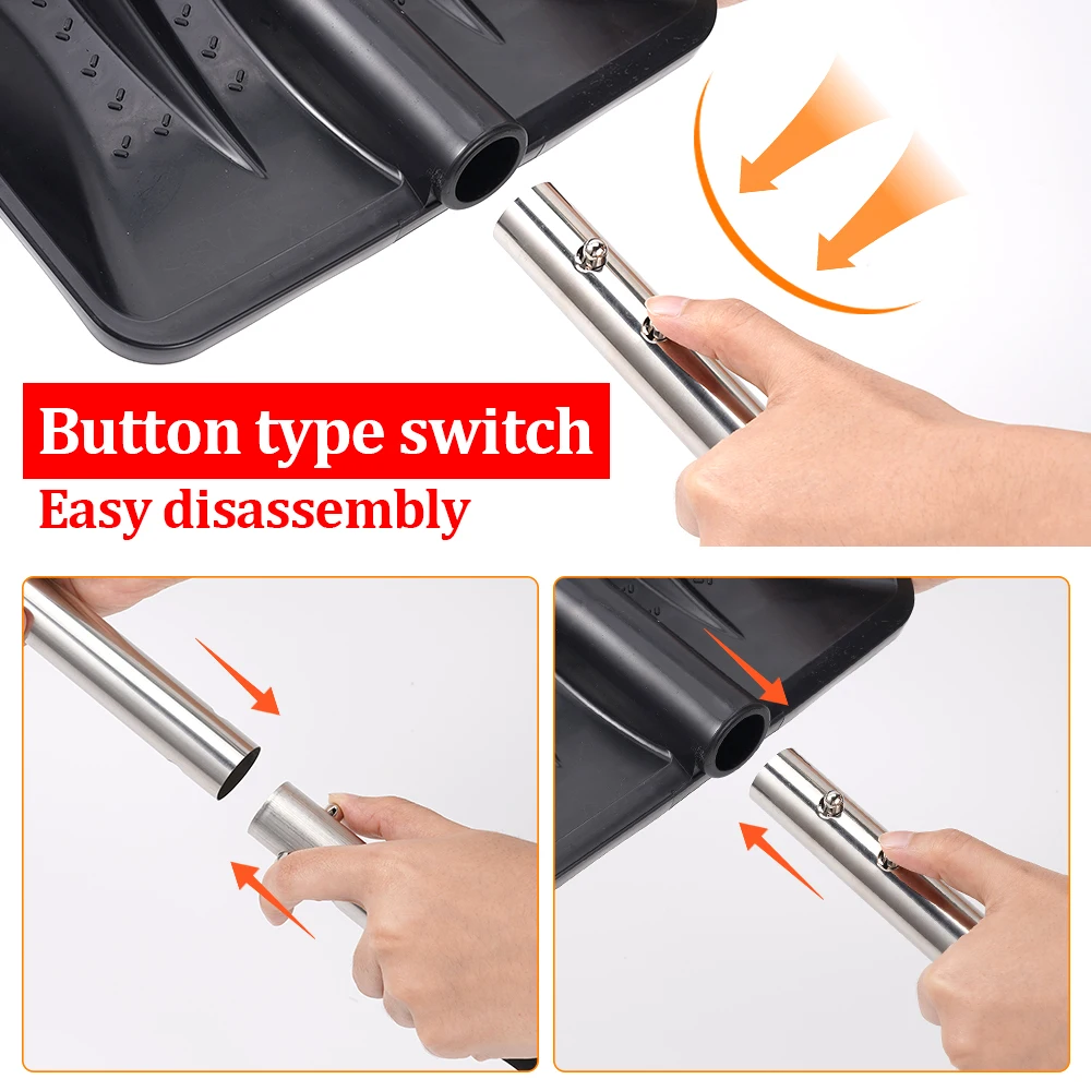 1Set Winter Car Glass Ice Removing Brush Shovel Tools Retractable Car Snow Glass Remover Cleaner Tool Wash Accessories