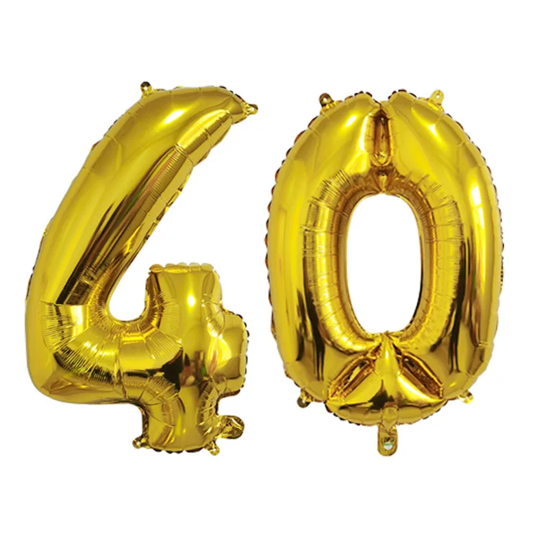 32 inch Number Figure Foil Balloons 10 20 30 40 50 60 70 80 90 Years Old Birthday Balloon Party Decoration Anniversary Supplies foil balloons,birthday balloons,birthday balloon set,party balloon set,birthday party decoration set,foil number balloons