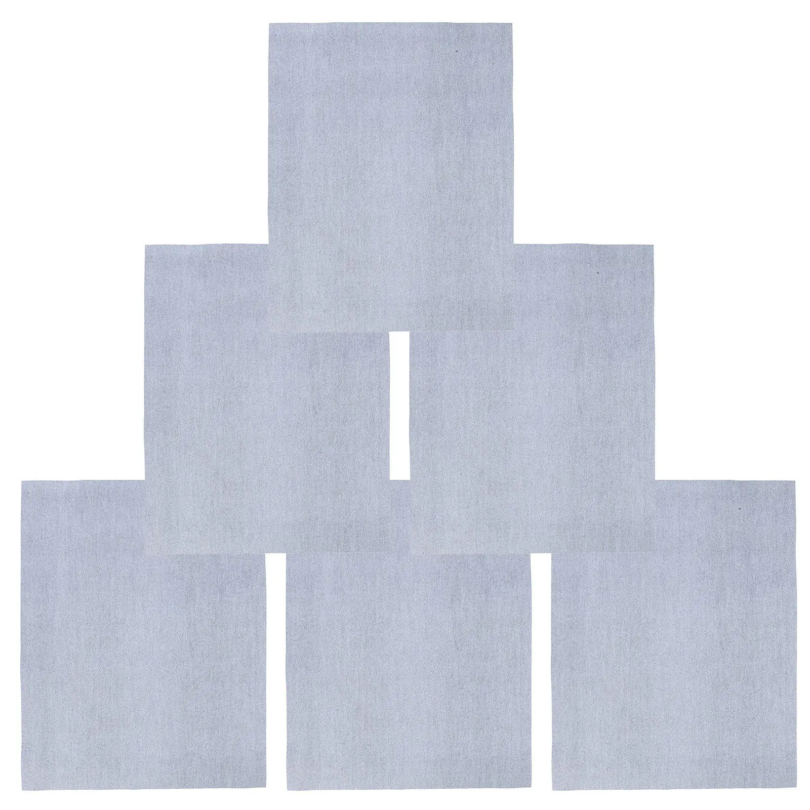 6Pcs 재사용 가능한 물 쓰기 천 중국 서예 연습을위한 물 그림 매트 학교 홈 서예 용품 초보자