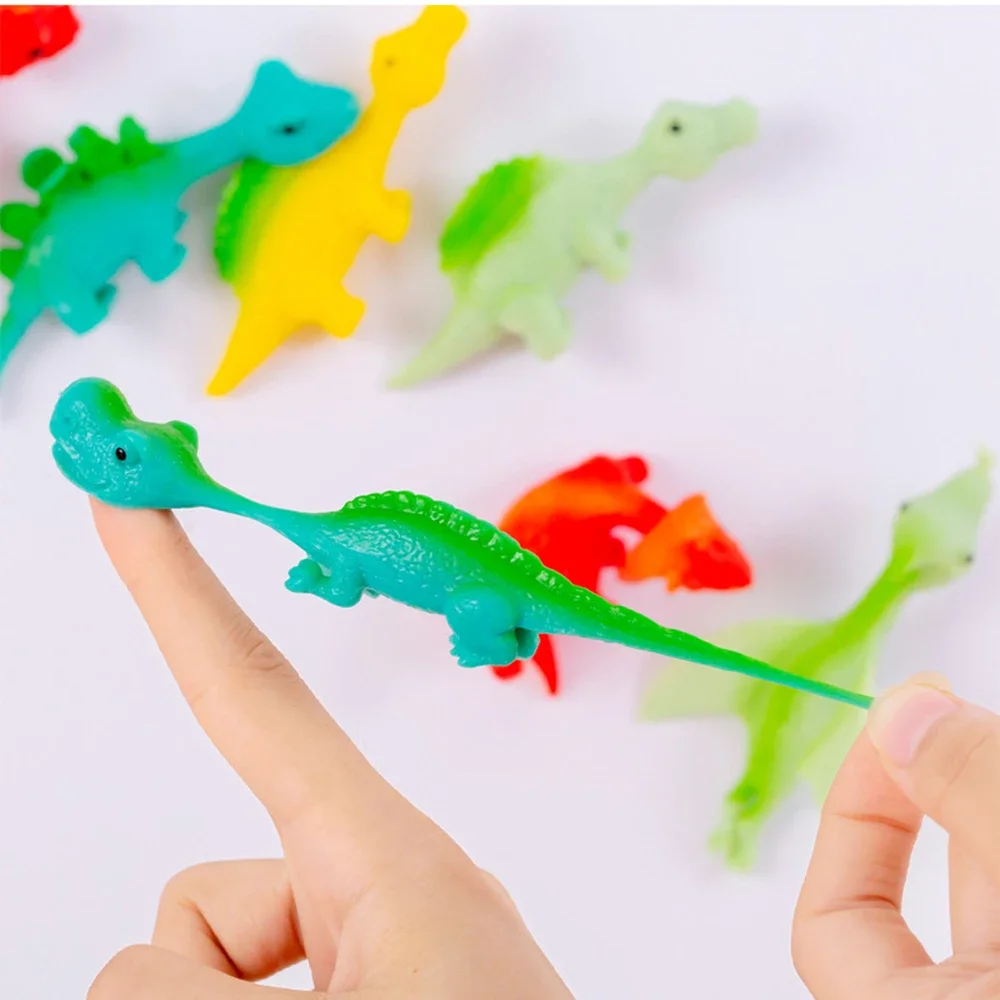 Catapulte de doigt colorée, jeux de dinosaures, anniversaire pour enfants, réception-cadeau pour bébé, cadeau de fête de noël, de carnaval, 5 à 20 pièces