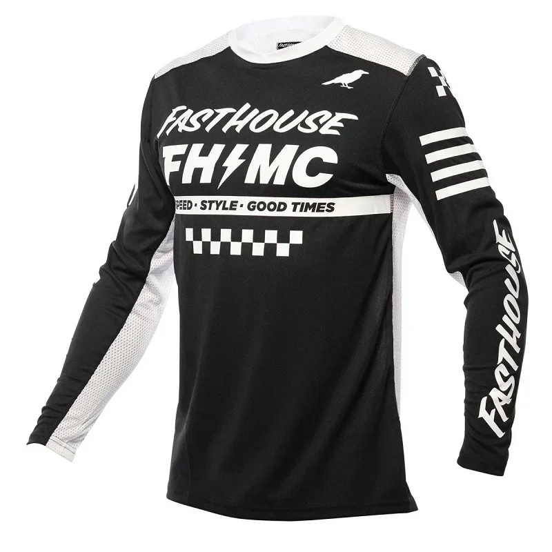 New FASTHOUSE 2024 Motocross Jersey MOTO Mountain Bike Cycling Downhill Racing Bicycle T-Shirt