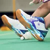 2025 New Professional Table Tennis Shoes Men Women Anti Slip Badmintons for Couples Blue Red Light Weight Badminton Sneakers 1