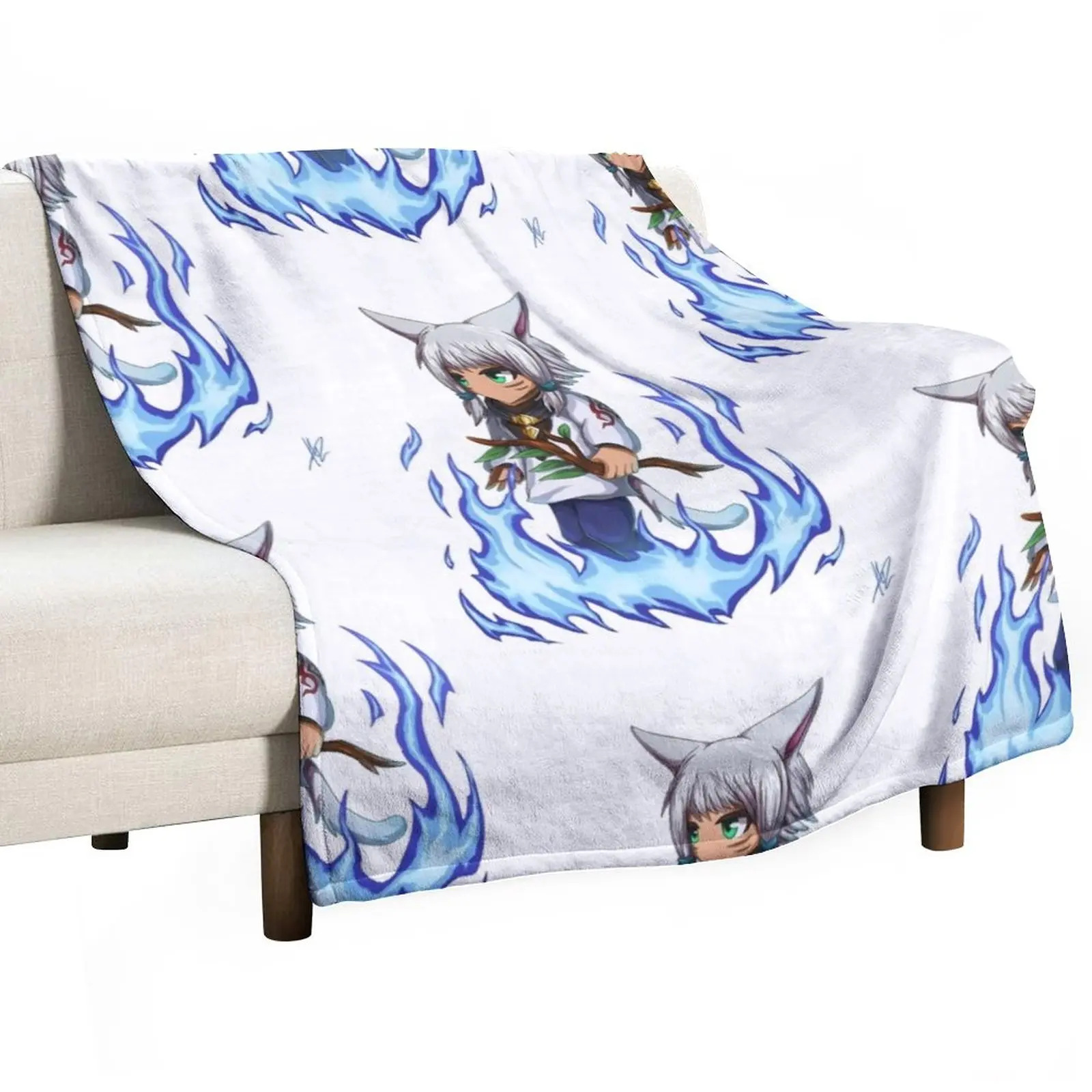 

Y'shtola Throw Blanket Hair Blanket Loose Blanket Polar blanket