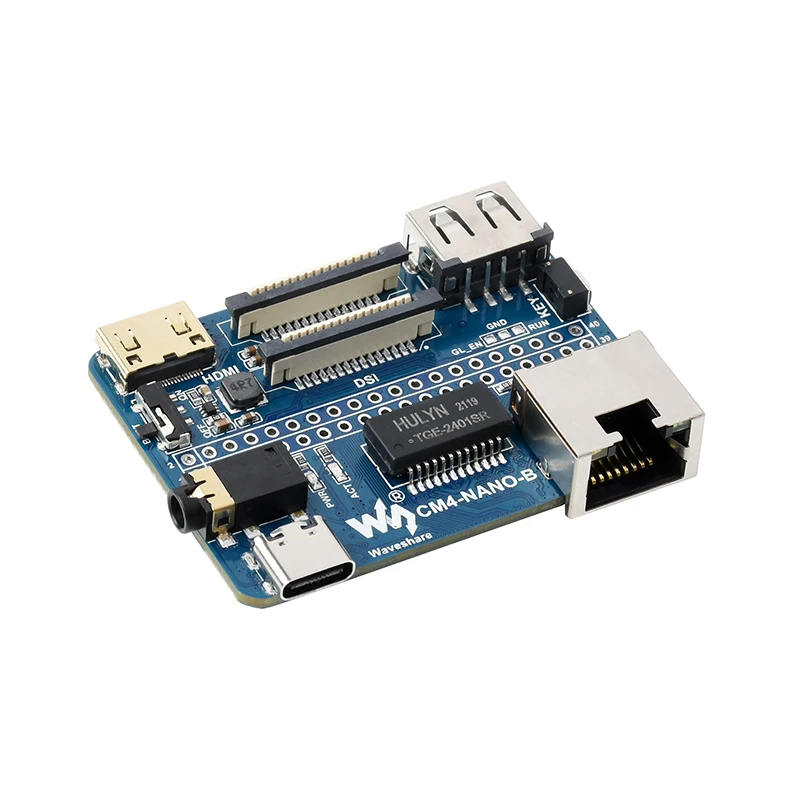 Raspberry pi Cm4 Nano Placa Base b Usb Csi Dsi Compatível com Mini Hdmi Gigabit Ethernet Rj45 Mesmo Tamanho Que o Cm4 para Raspberry pi - Imagem 5