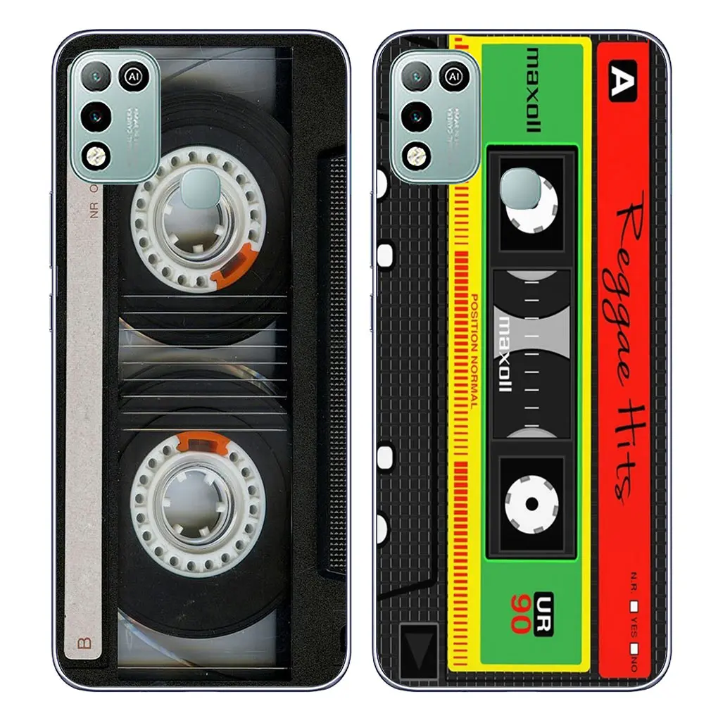 Vintage Cassette Tape Design Phone Case – Soft, Protective Casing
