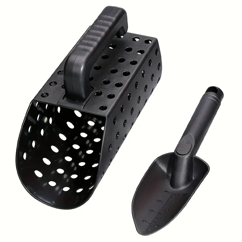 Plastic Metal Detector Sand Scoop Shovel Set Beach Gold Digging Filter Tool For Underground Metal Treasure Detect