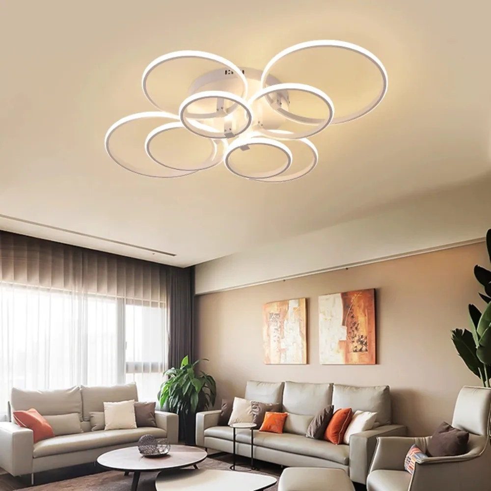 

Modern Ceiling Lights Led for Living Room Bedroom Study Room Ceiling Light Lustre Black/white Ceiling Lamp Fixture