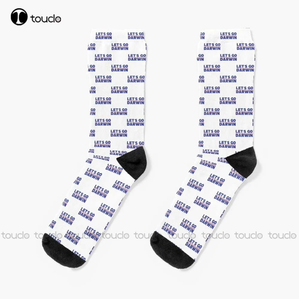 

Let'S Go Darwin Socks Sock For Women Unisex Adult Teen Youth Socks 360° Digital Print Custom Gift Funny Sock Hd High Quality