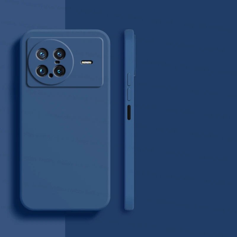 Shockproof Liquid Silicone Phone Case For Vivo X Note X70 Pro Plus_voghion.com